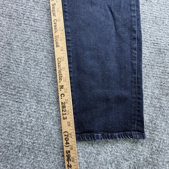 Talbots Signature Ankle Jeans Womens 16 Blue Stretch‎ 36x27.5 Cowgirl Comfy - Picture 8 of 11